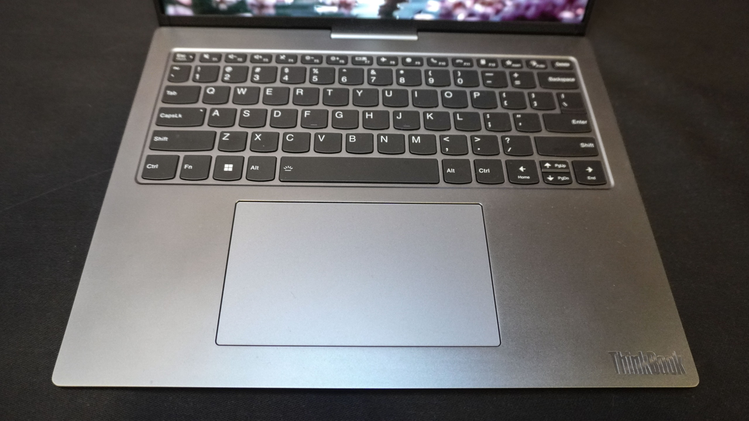 The keyboard and trackpad of the Lenovo Project Swan concept laptop at IFA 2026