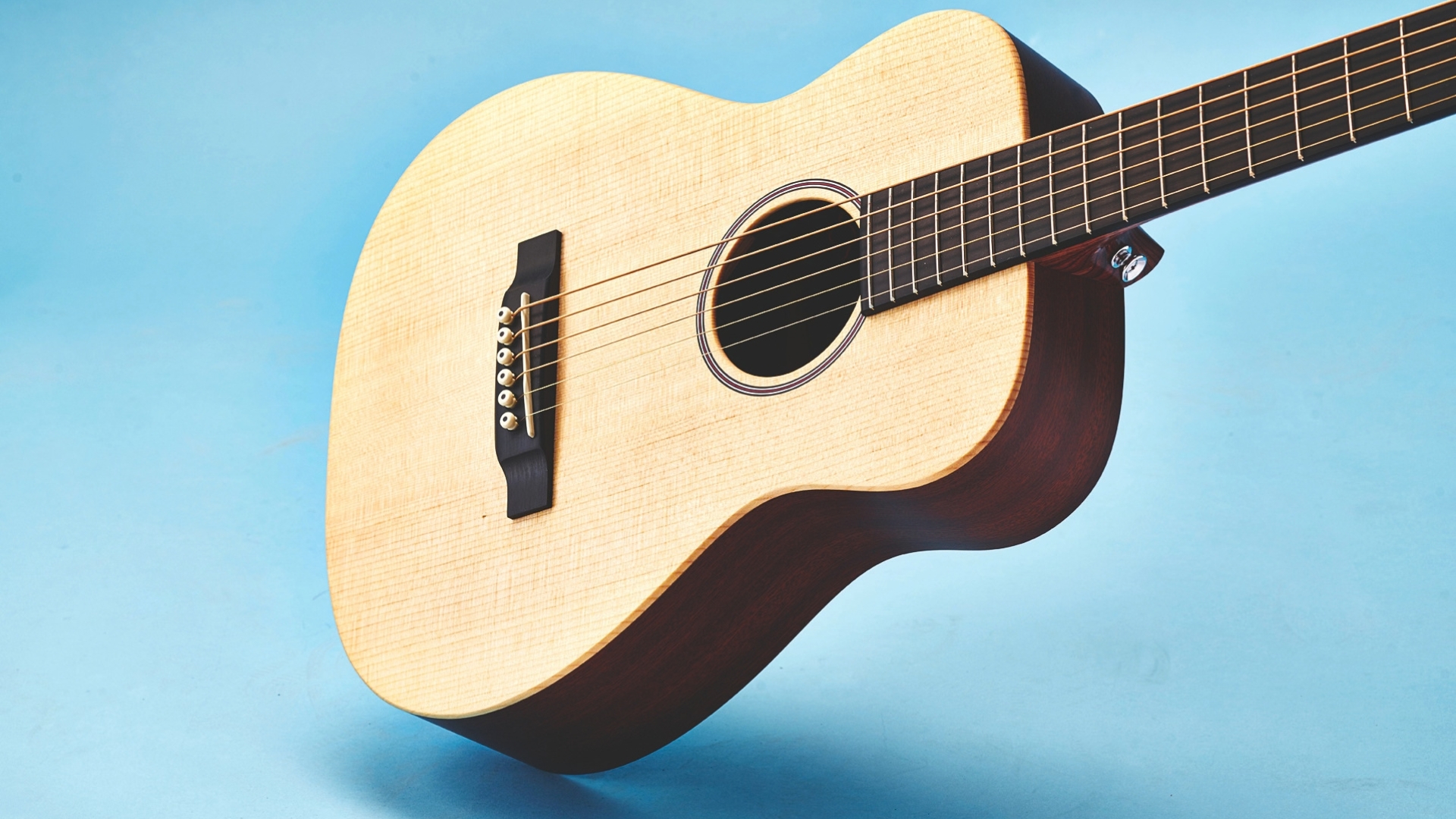 A Martin LX1 Little Martin 3/4 acoustic guitar