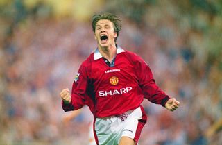 David Beckham first became a star at Manchester United. He'll be passing on his football knowledge in 'Save Our Squad'.
