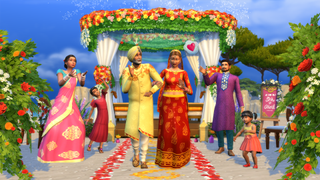 The Sims 4 wedding DLC