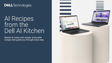 AI Recipes from the Dell AI Kitchen Brochure with Intel Core Ultra Processors