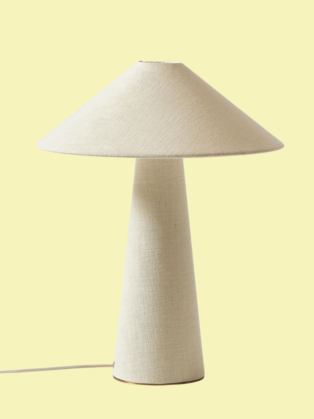 Westwing Collection, Large Linen Table Lamp Ilena