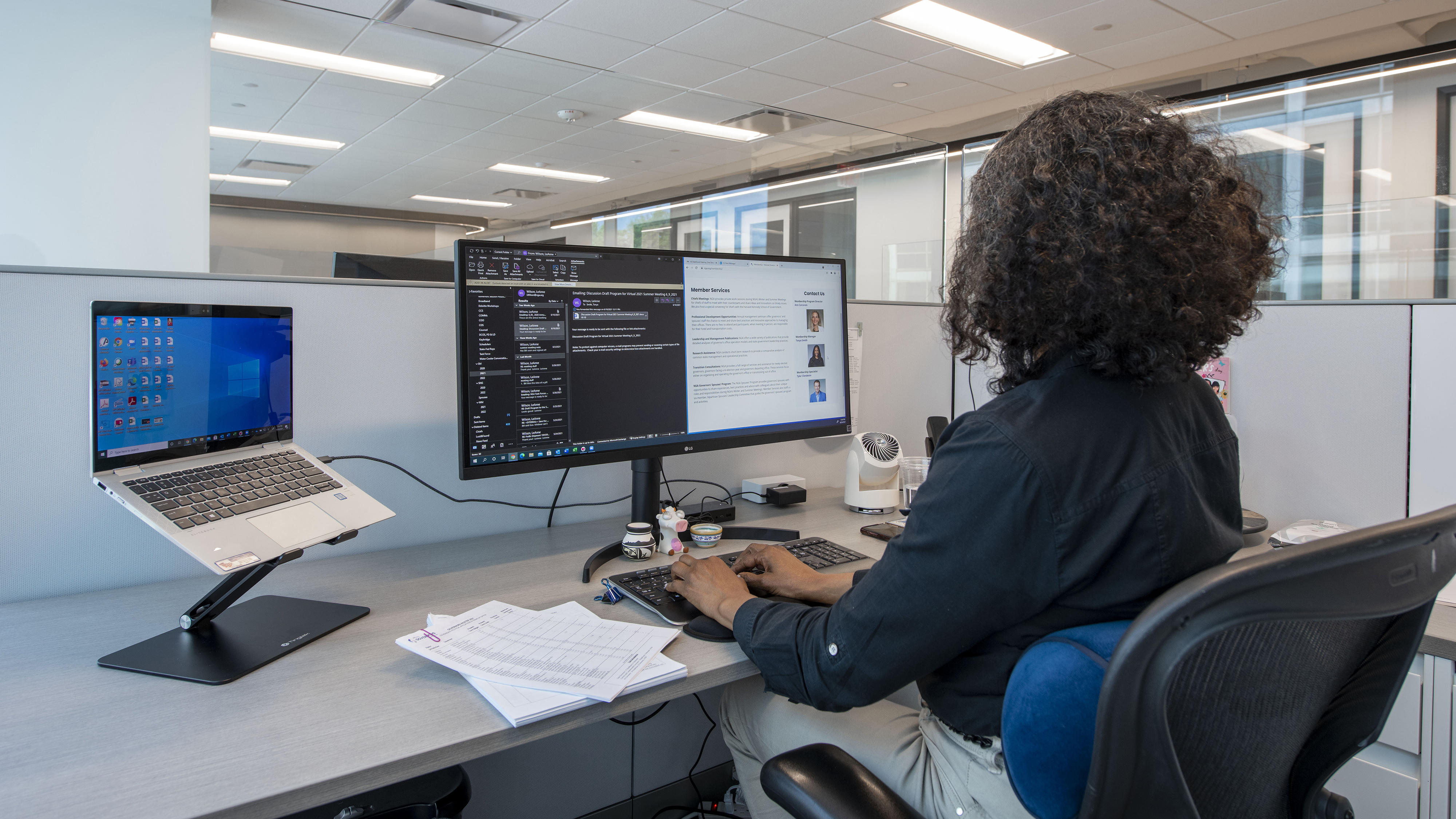 LG display technology installed by CTSI at the National Governors Association