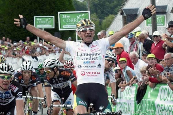 Bert De Waele (Landbouwkrediet) notches his first victory of the season.