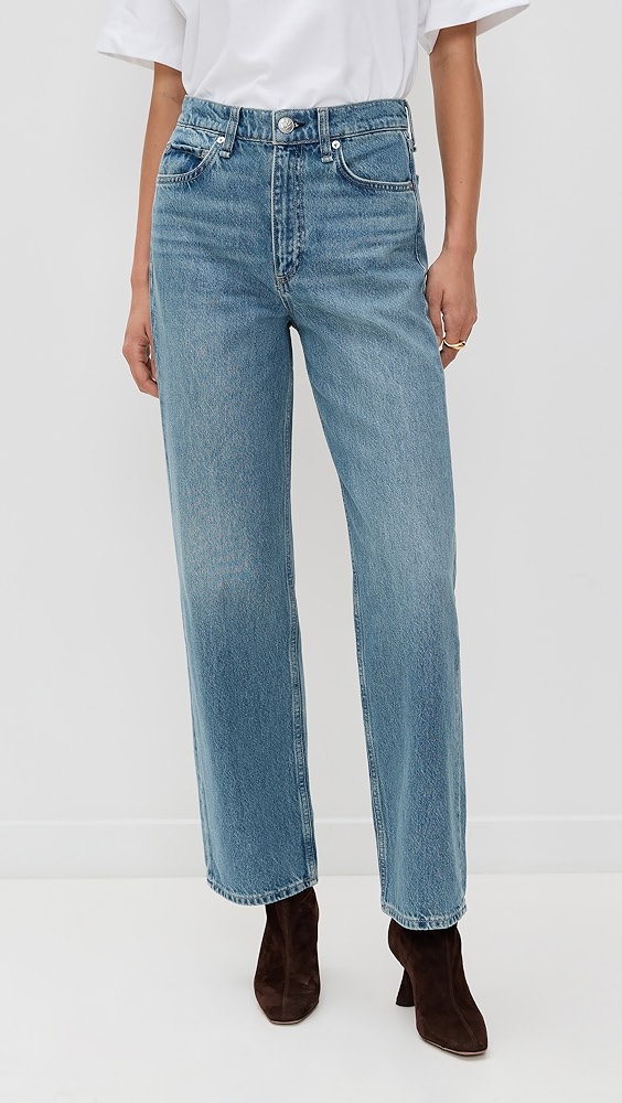 Rag &amp;amp; Bone Shea High Rise Ankle Straight Jeans