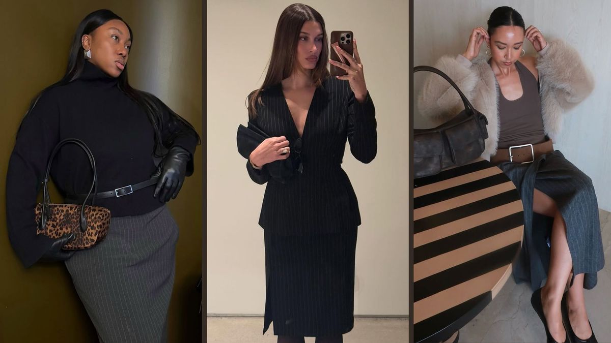 Pinstripe Skirts Are an Elegant Alt to Slips This Spring