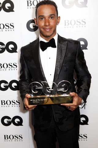 Lewis Hamilton at The GQ Men Of The Year Awards, 2014