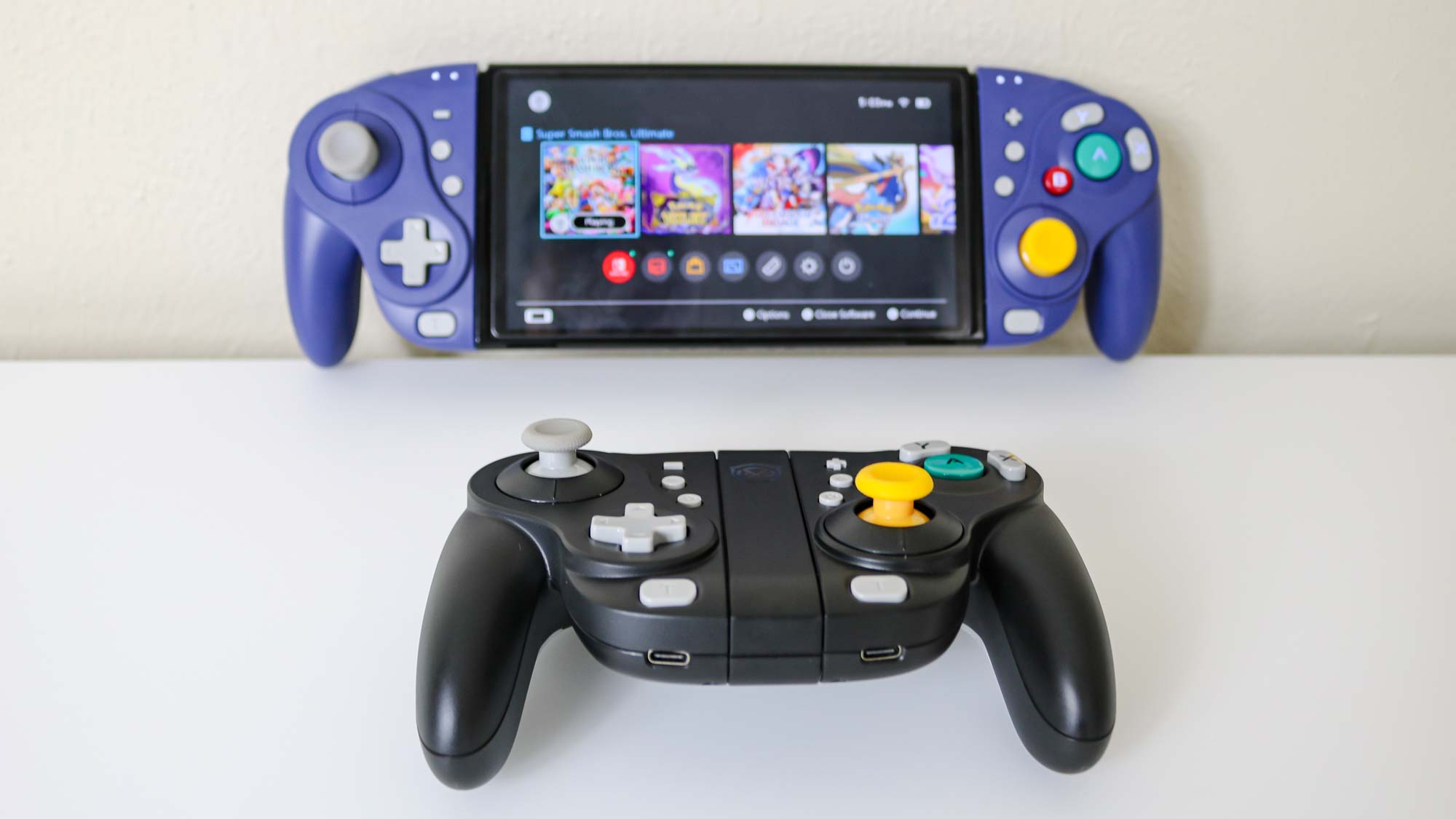 NYXI Gaming Wirzard Wireless Joy-Pad Switch/Switch OLED Controller Purple -  US