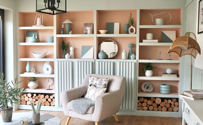 Mint green BILLY bookcase hack