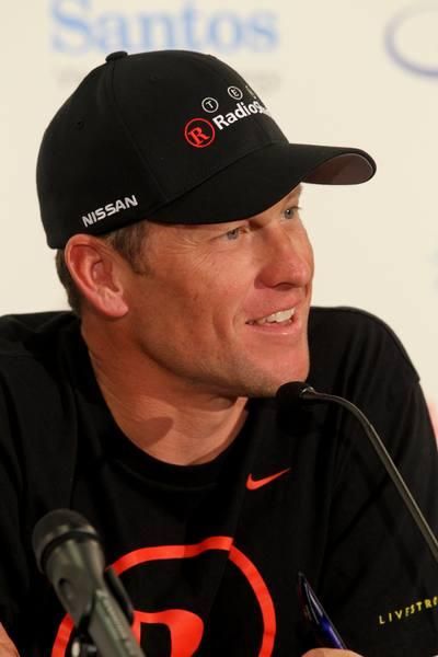 Lance Armstrong is happy to be back in South Australia.