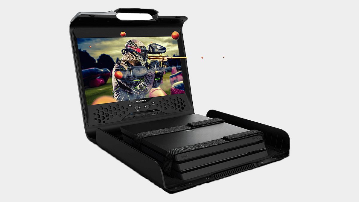 GAEMS' Sentinel is a briefcase monitor for gaming mid-meeting | PC Gamer