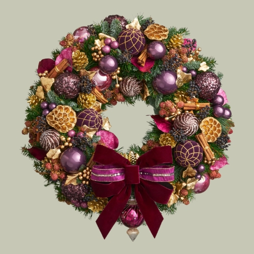 Neill Strain Floral Couture, &#039;gilded Sugarplum&#039; Wreath