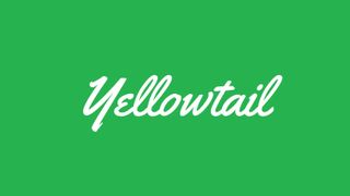 Sample of Yellowtail font