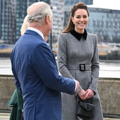 King Charles and Kate Middleton