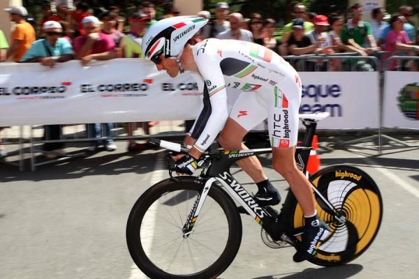 Italian national champion Marco Pinotti prefers a slightly longer time trial.