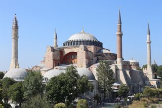 Even after 1500 years the Hagia Sophia still stands proudly in the historical heart of Istanbul.