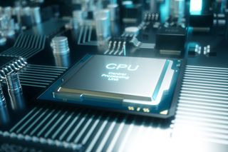 Stock image of a CPU