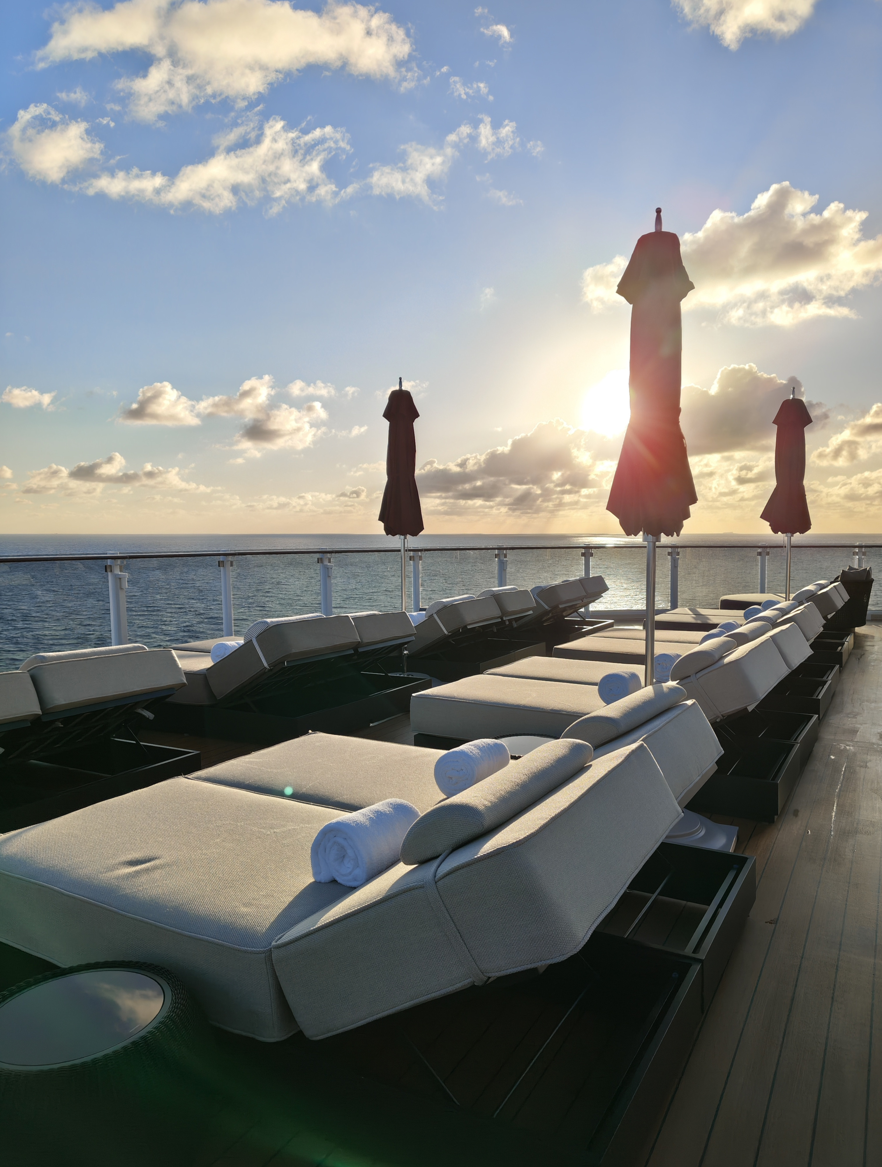 The Haven private deck aboard Norwegian Luna