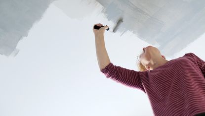 Painting a kitchen ceiling