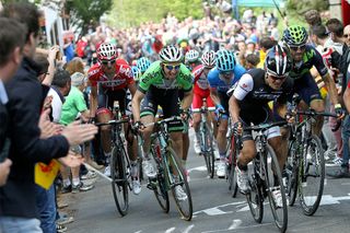 The peloton now stays together until the final ascent of the Mur de Huy. Photo: Graham Watson