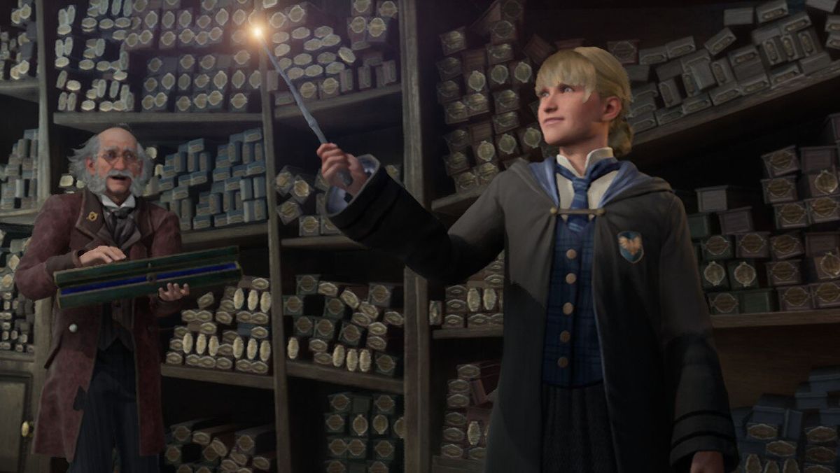 How to make Harry Potter's wand in Hogwarts Legacy easily