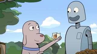 The dog and the robot in Robot Dreams