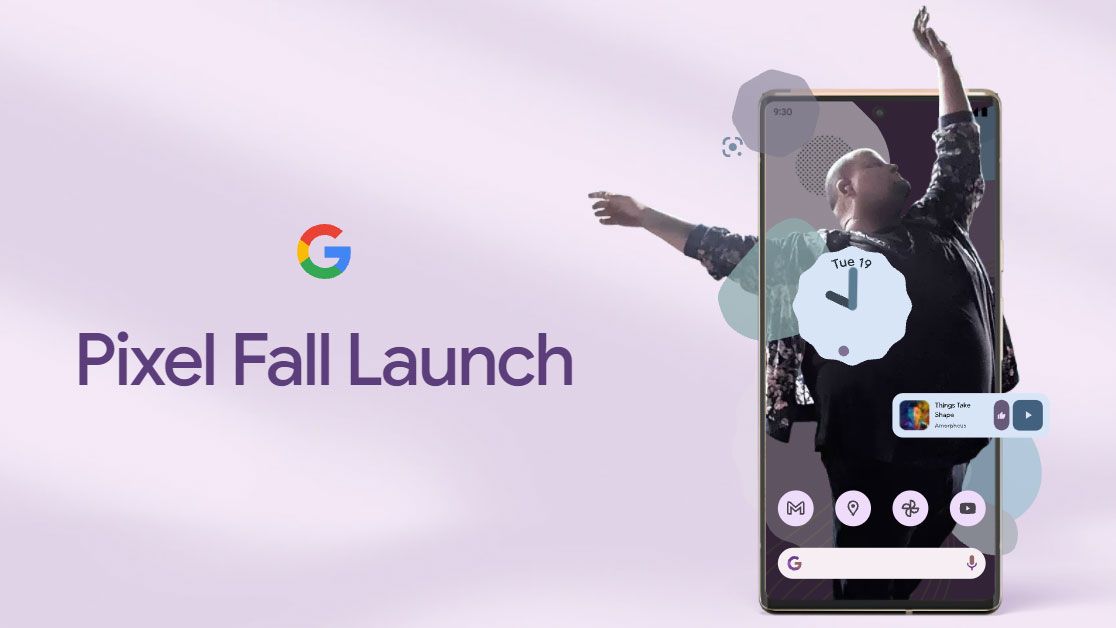 Google Pixel 6 promo image for the Fall Event