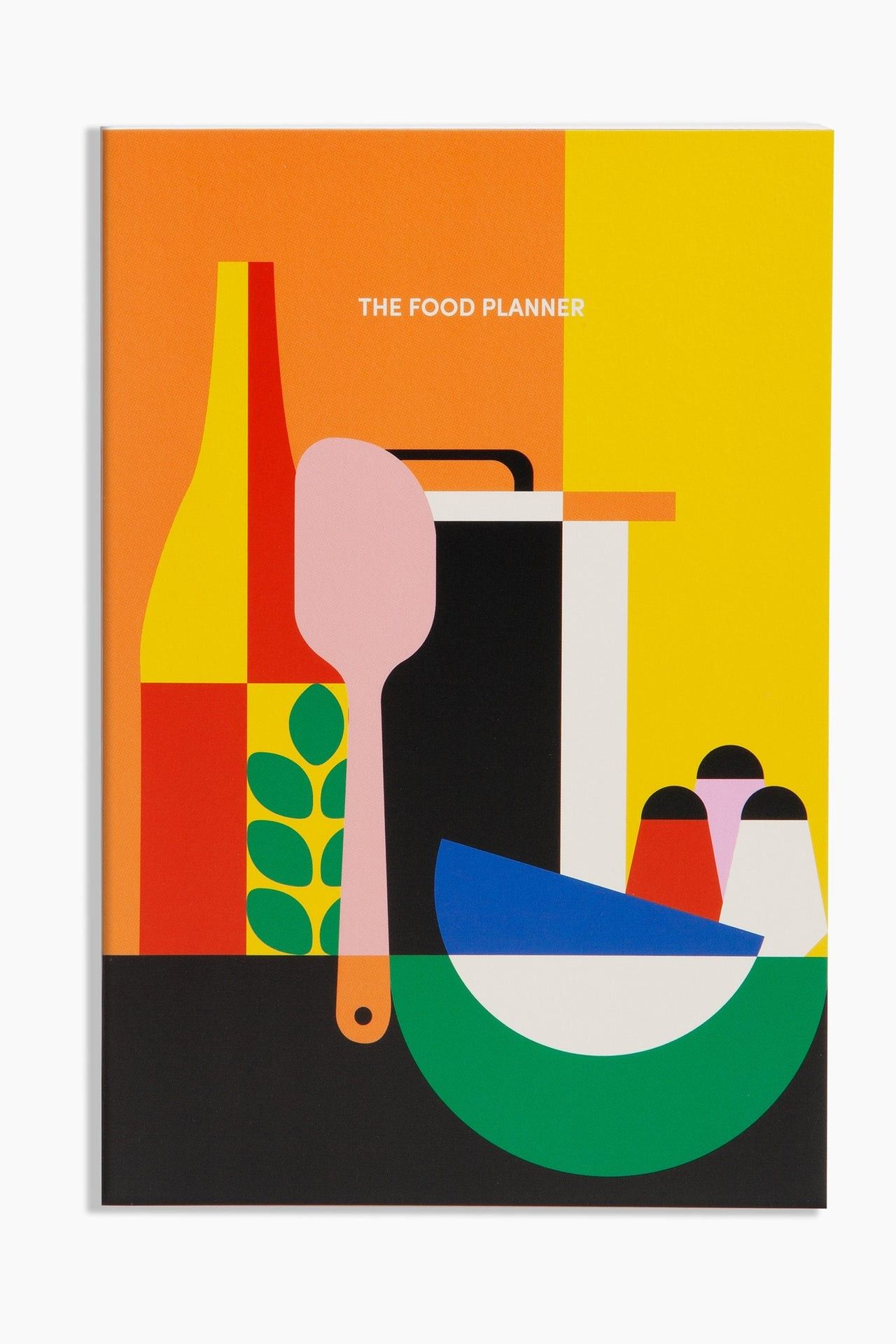 food planner with colorblock cover