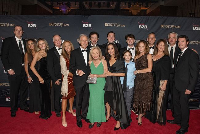 McGorry family at B+C Hall of Fame