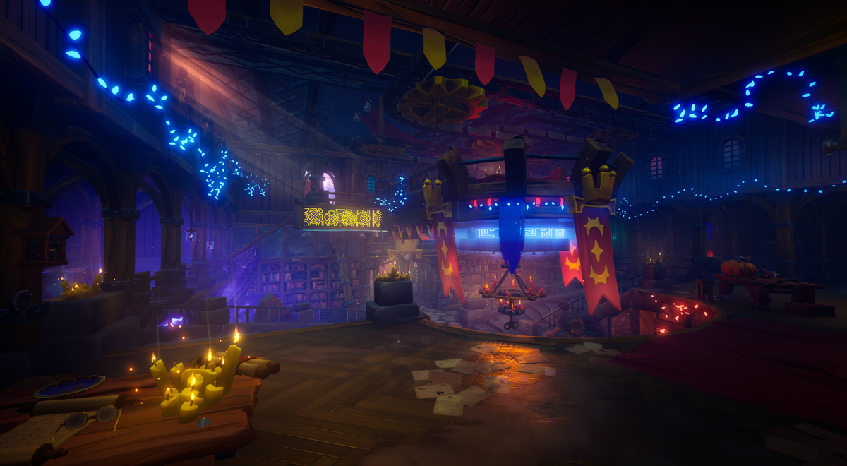 Screens and art from a colourful indie game made in Unreal Engine 5