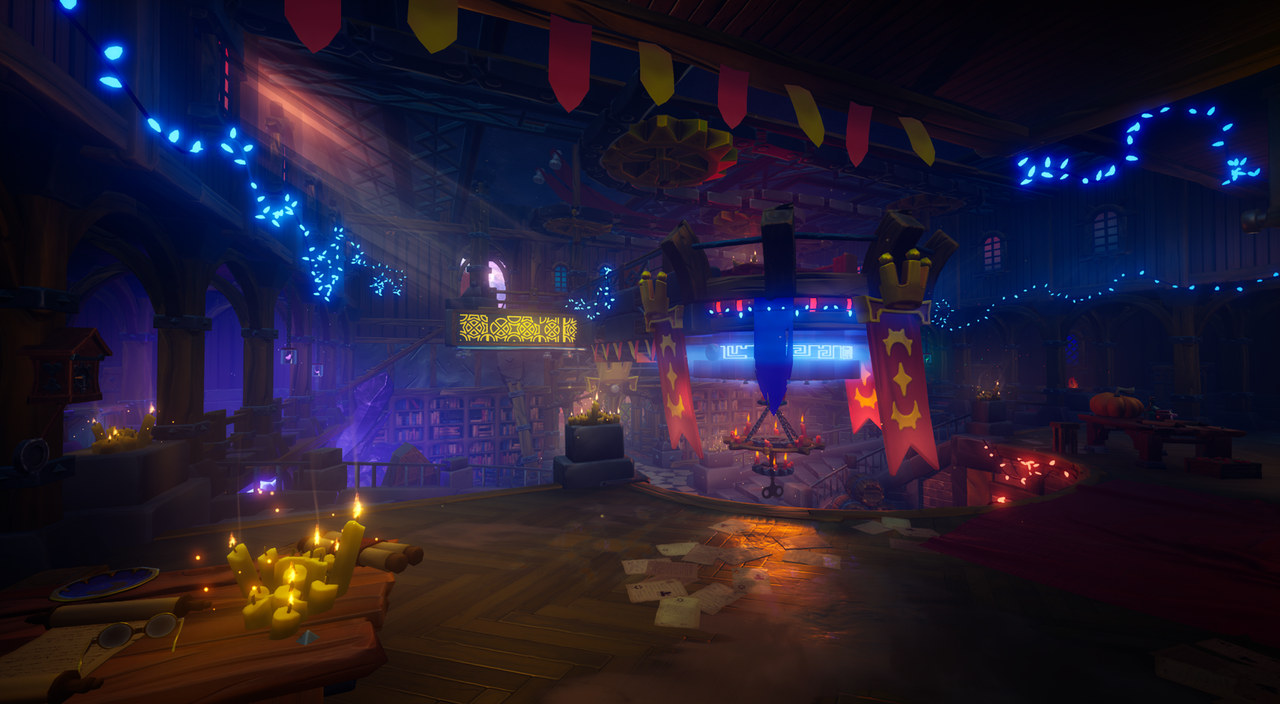 Screens and art from a colourful indie game made in Unreal Engine 5