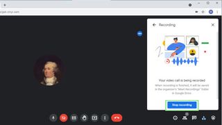 How to record a Google Meet call