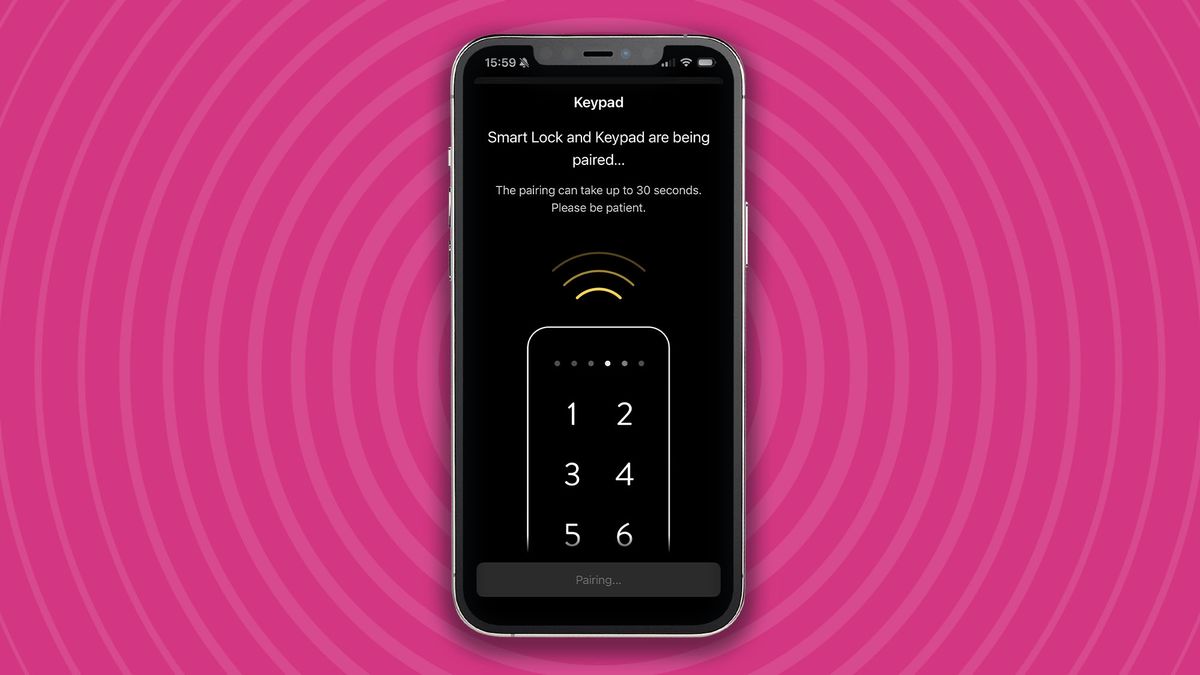 Keypad setup for Ultion Nuki smart lock in mobile app