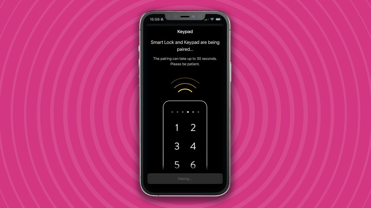 Keypad setup for Ultion Nuki smart lock in mobile app