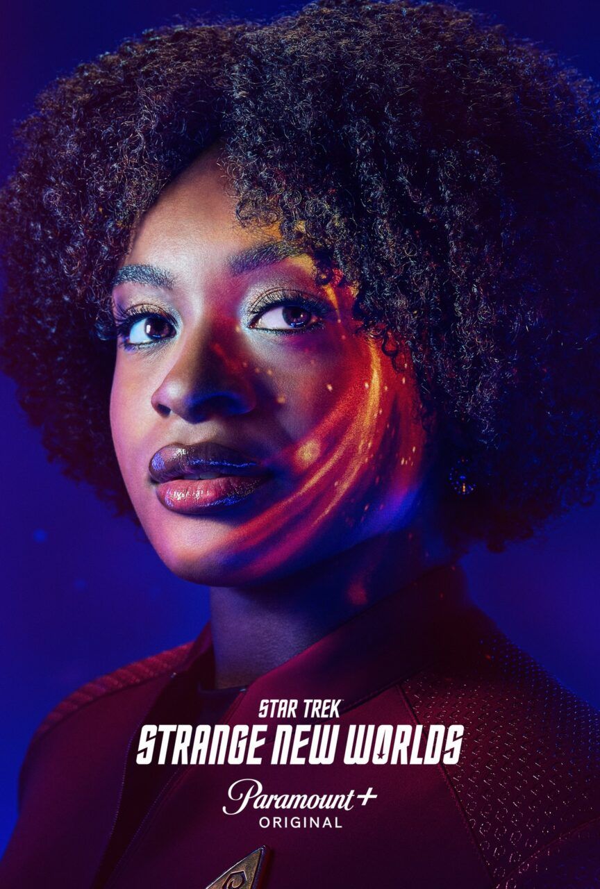 a character poster for "Star Trek: Strange New Worlds"