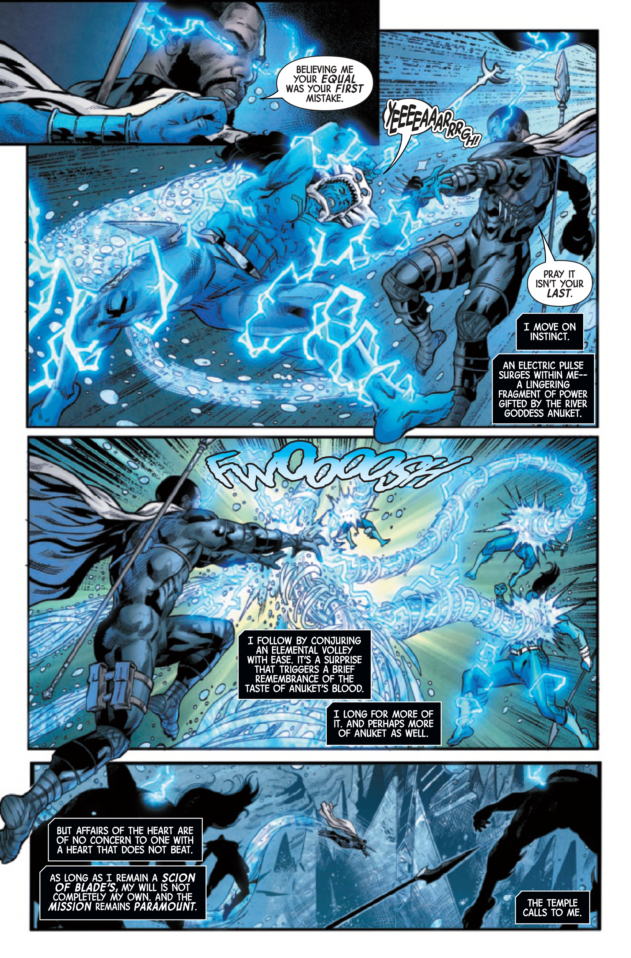 Vampire T'Challa takes on the forces of Atlantis as Black Panther: Blood Hunt comes to its end