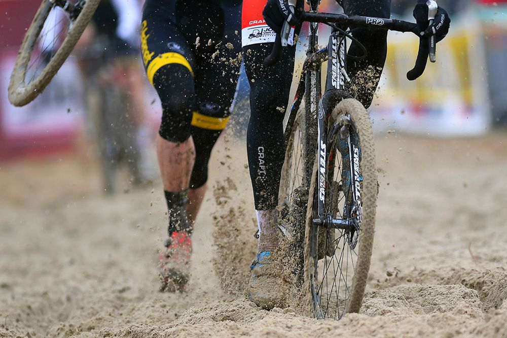 The sand was the decisive part of the course