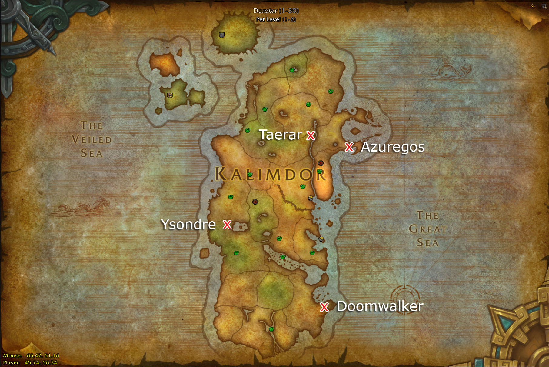 Вот локации мировых боссов, посвященных 19-летию World of Warcraft