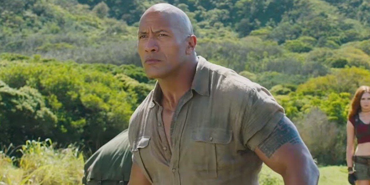 Dwayne Johnson as Dr. Smulder Bravestone in Jumanji: Welcome to the Jungl