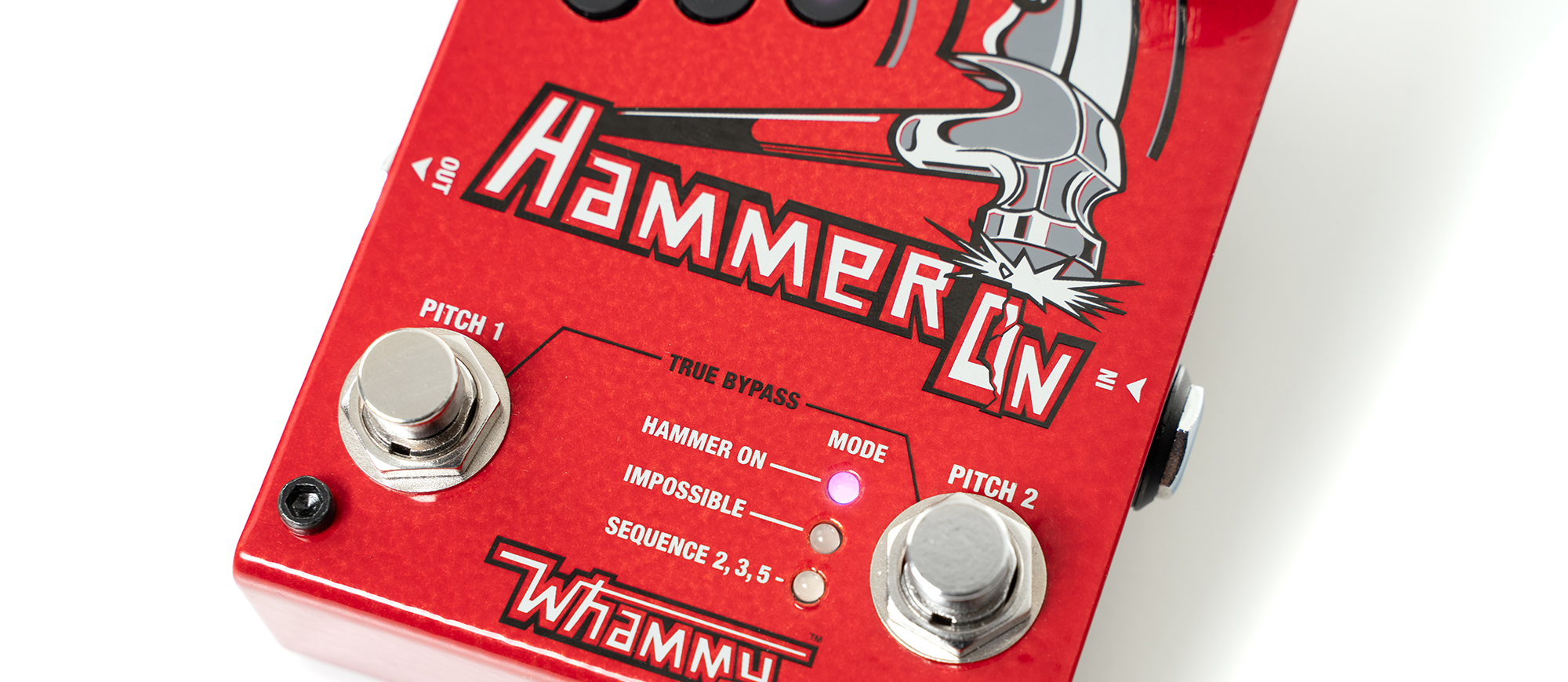A cropped photo of the DigiTech HammerOn Pitch Shifter