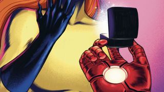 Tony Stark is about to pop the question … but not to Pepper Potts