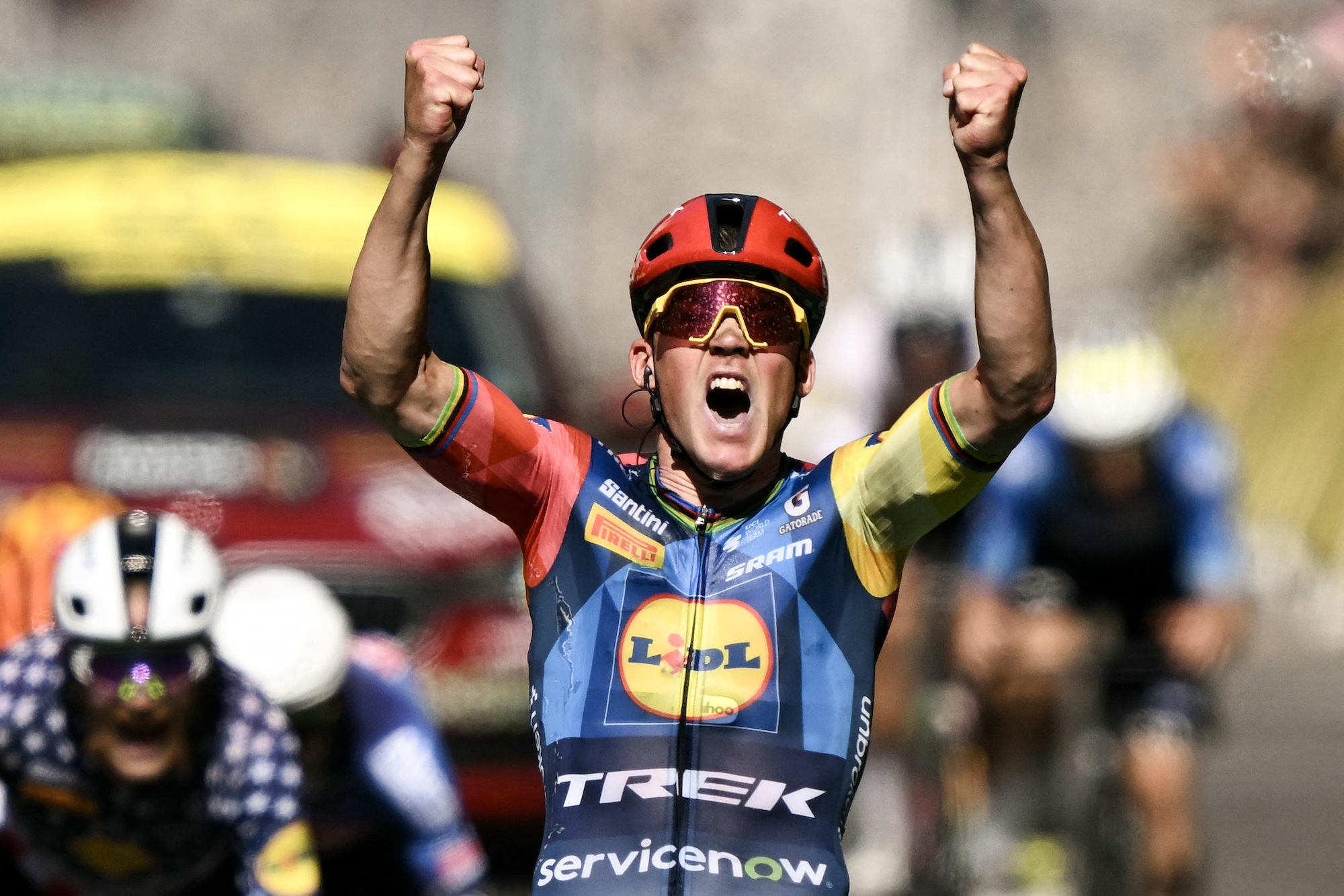 'Not as easy as it looks' &ndash; Mads Pedersen perfectly executes Tour de France stage win plan made months in advance by 'workaholic' head DS