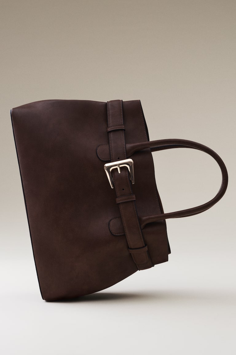 Belt-Detail Tote Bag