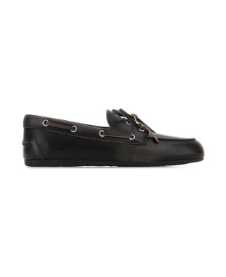 Best Price on the Market at Italist | Miu Miu Black Leather Loafers