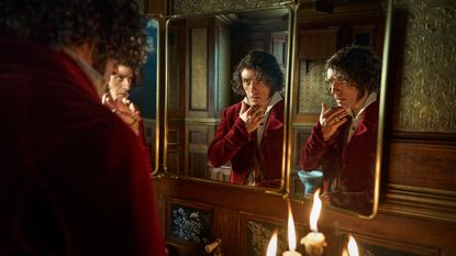 Oscar Isaac as Victor Frankenstein in Frankenstein