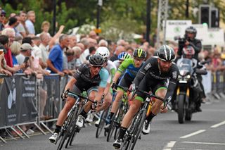 Early break, Otley Cycle Races 2015