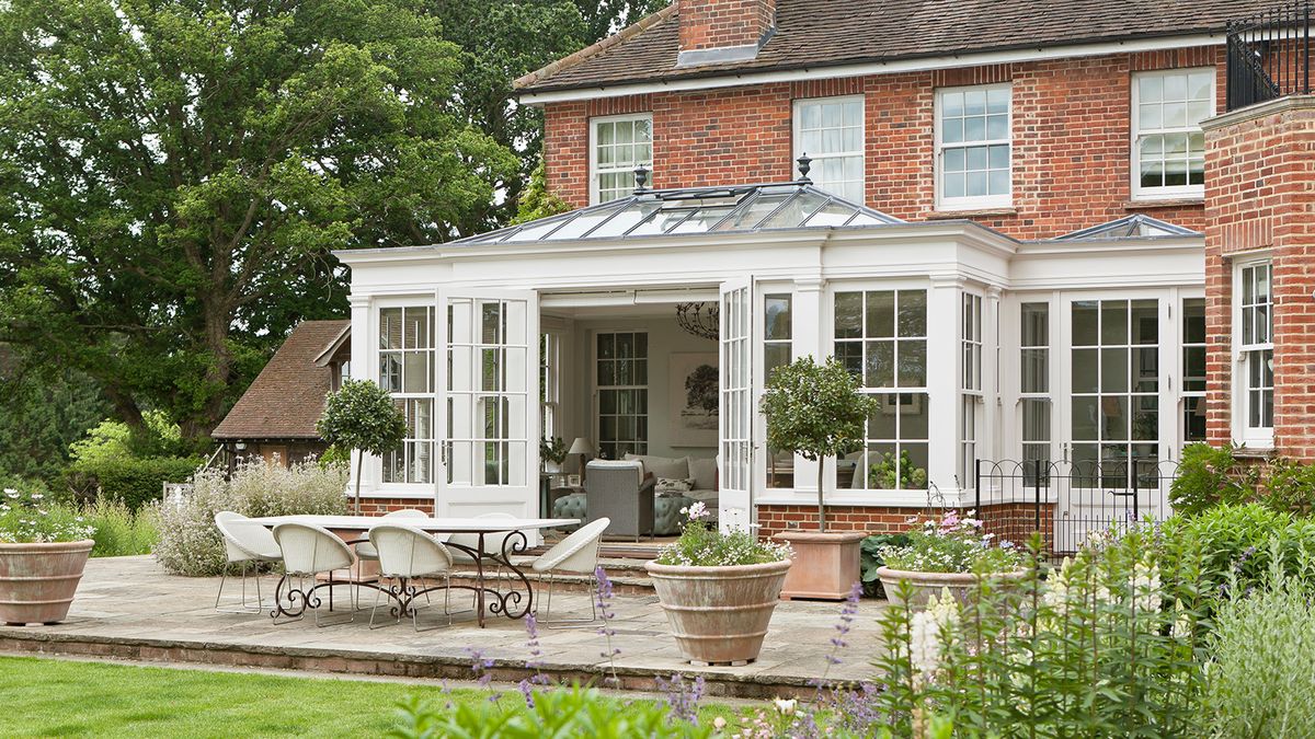 traditional timber orangery