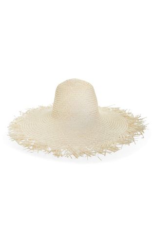 Frayed Straw Sun Hat