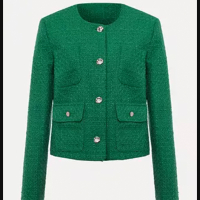 Phase Eight Green Ripley Tweed Jacket, $189.76 (£149) | John Lewis