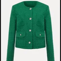 Phase Eight Green Ripley Tweed Jacket, $189.76 (£149) | John Lewis